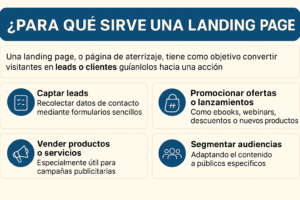 Para que sirve una landing page